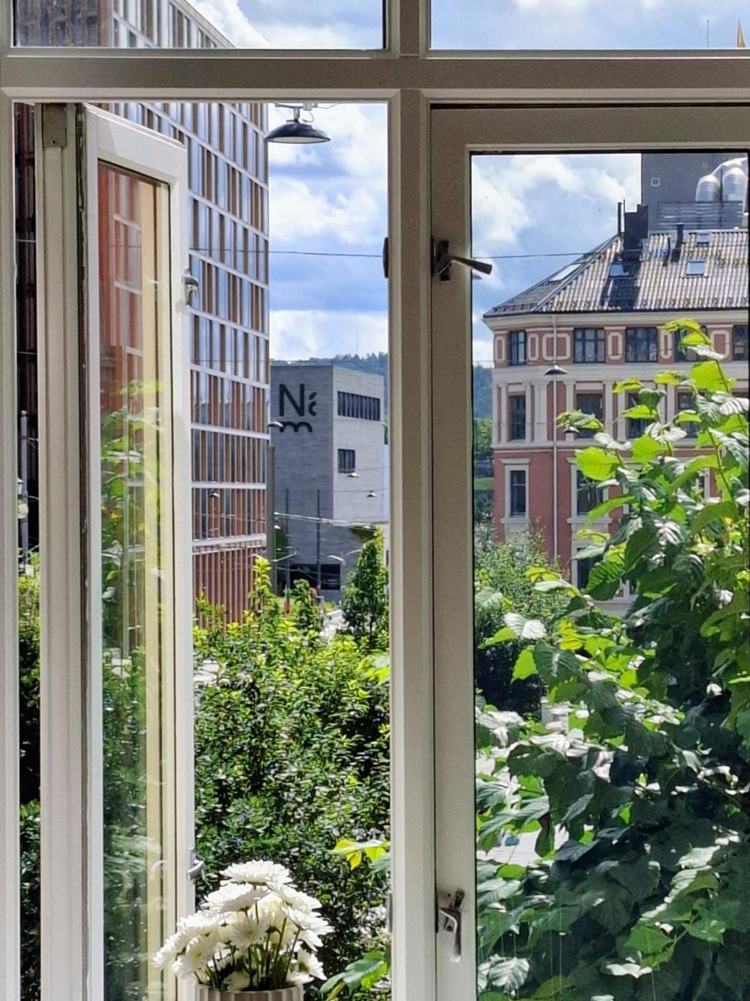 Bright And Charming Apartment From 1878 With View To The New National Museum In Oslo Exterior foto