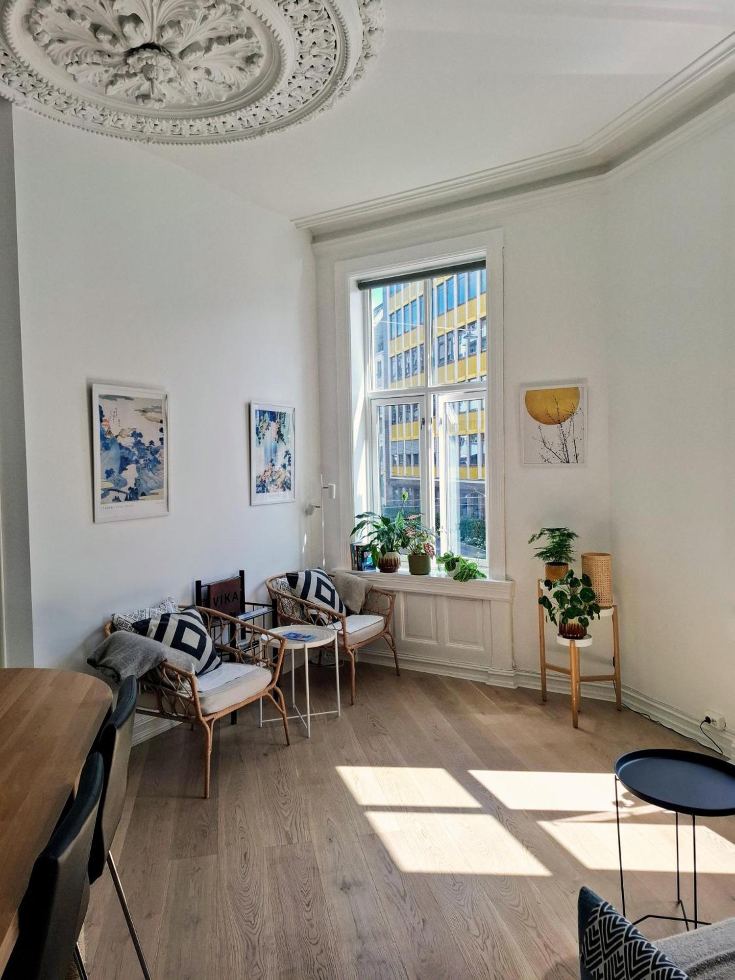 Bright And Charming Apartment From 1878 With View To The New National Museum In Oslo Exterior foto